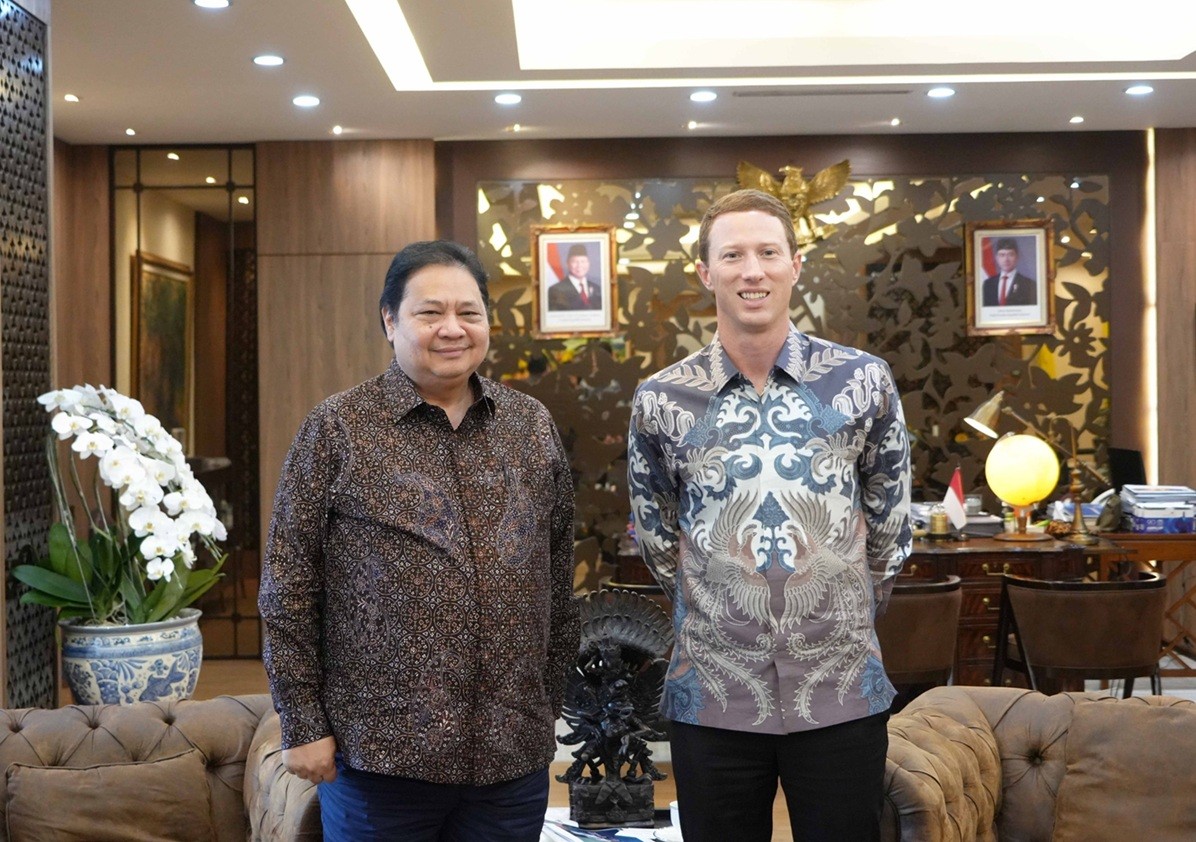 CEO ExxonMobil Indonesia Temui Airlangga, Tegaskan Komitmen Investasi Rp161 Triliun. (Foto Istimewa)