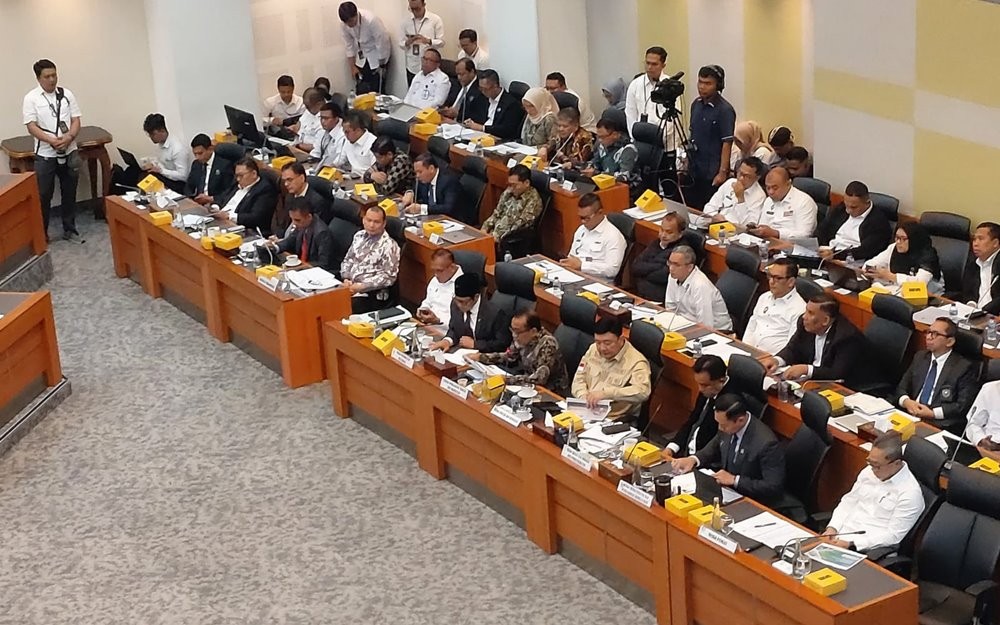 Menkopolkam Budi Gunawan mengajukan tambahan anggaran sebesar Rp728,8 miliar (Felldy Utama/iNews Media Group)