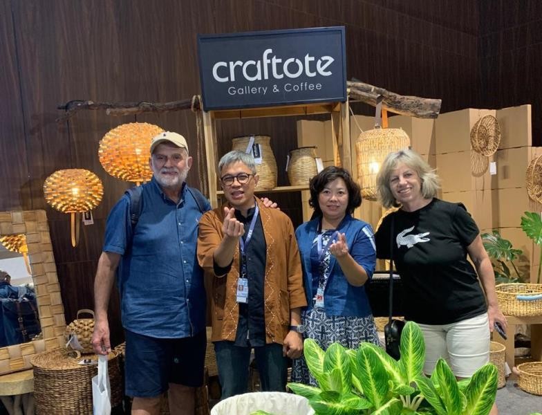 Didukung BRI, Pasangan Pengusaha Ini Sukses Ekspor Kerajinan Craftote ke Asia dan Amerika (Foto: dok BRI)