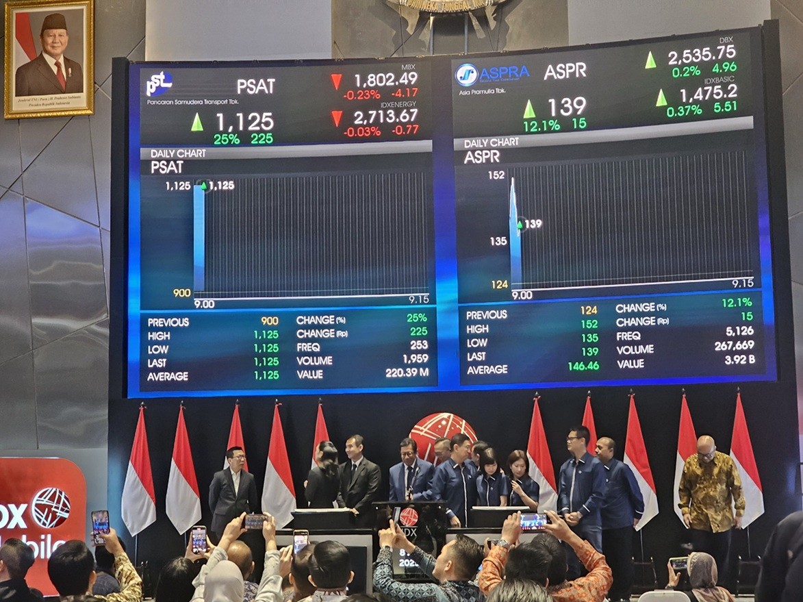 Debut Perdana Saham ASPR Naik 21,77 Persen, Dirut Asia Pramulia: Bukti Kepercayaan Pasar. (Foto Cahya/IDX Channel)