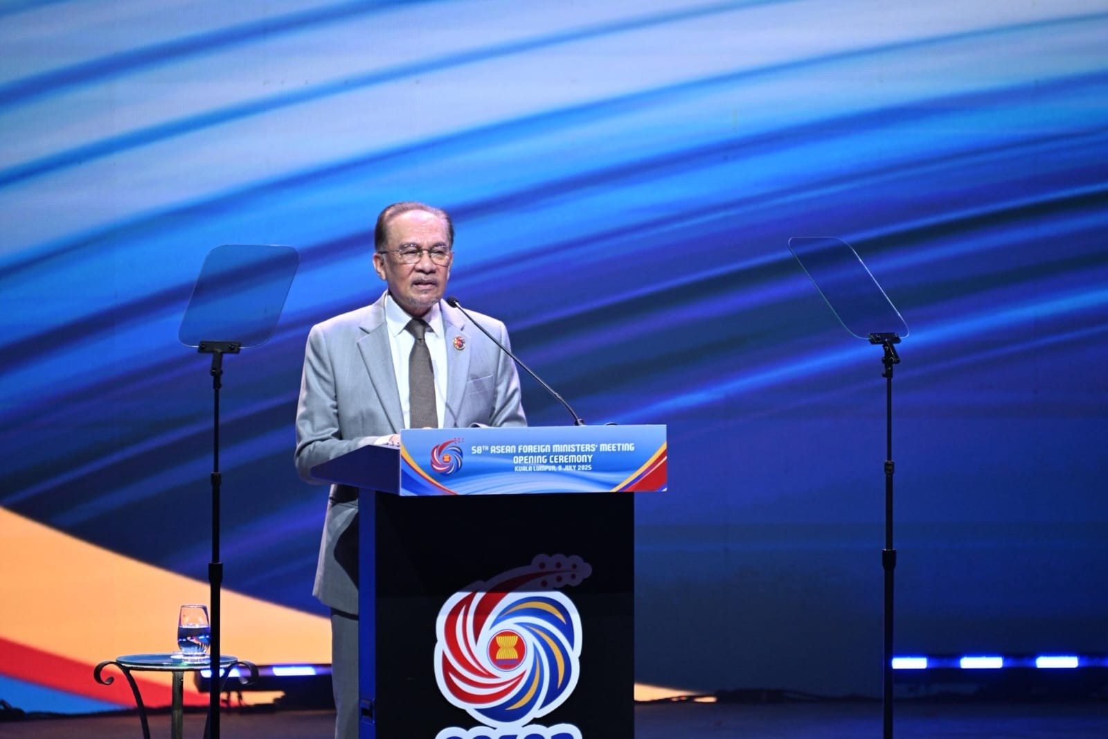 Anwar Ibrahim Dorong ASEAN Kompak Hadapi Tarif AS. (Foto: ASEAN)