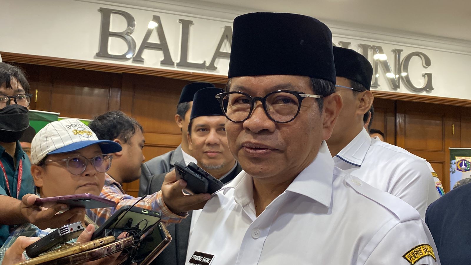 Pramono Masih Tunggu Perpres Uji Coba 40 Sekolah Swasta Gratis di Jakarta. (Foto Refi Sandi/IMG)