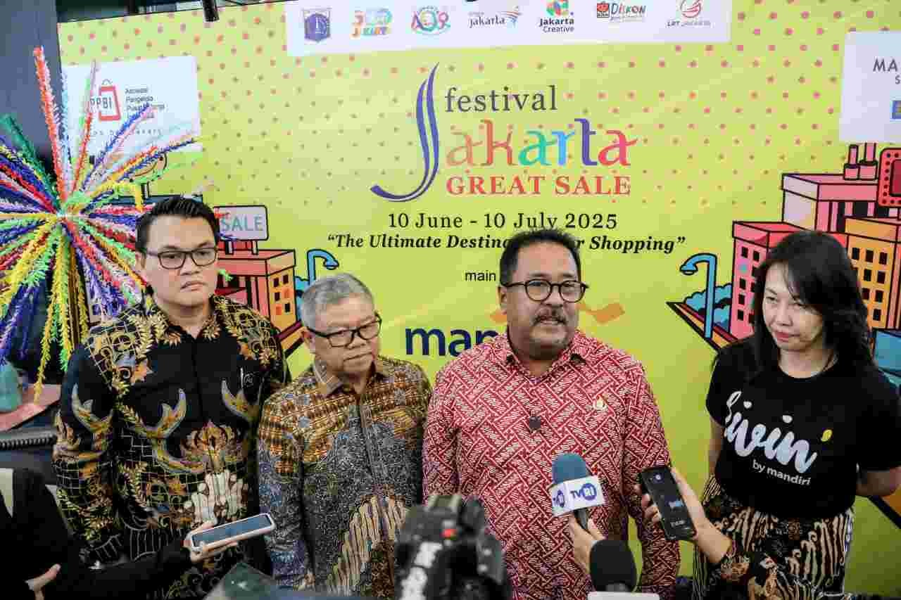 Transaksi Festival Jakarta Great Sale (FJGS) 2025 Tembus Rp15,9 Triliun  (FOTO:Dok Refi/iNews Media Group)