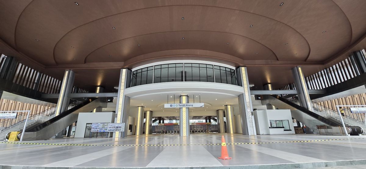 PTPP Rampungkan Revitalisasi Stasiun Tanah Abang Senilai Lebih dari Rp309 Miliar. (Foto: Dok. PTPP)