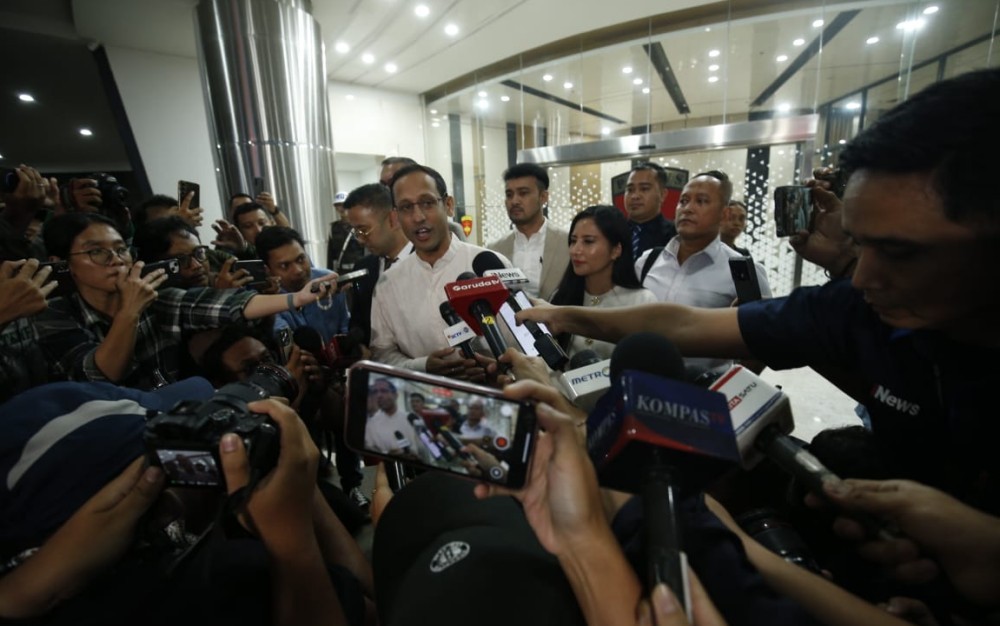 Diperiksa Sembilan Jam di Kasus Chromebook, Ini Kata Nadiem Makarim (Foto: Isra Triansyah/iNews Media Group)
