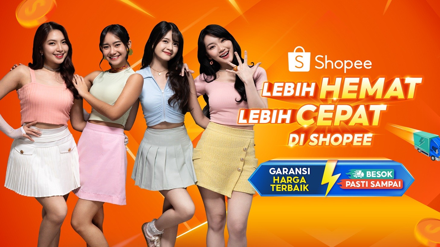 Keseruan JKT48 Sapa Penggemar lewat MV Terbaru Bareng Shopee Lebih Hemat, Lebih Cepat. (Foto Istimewa)