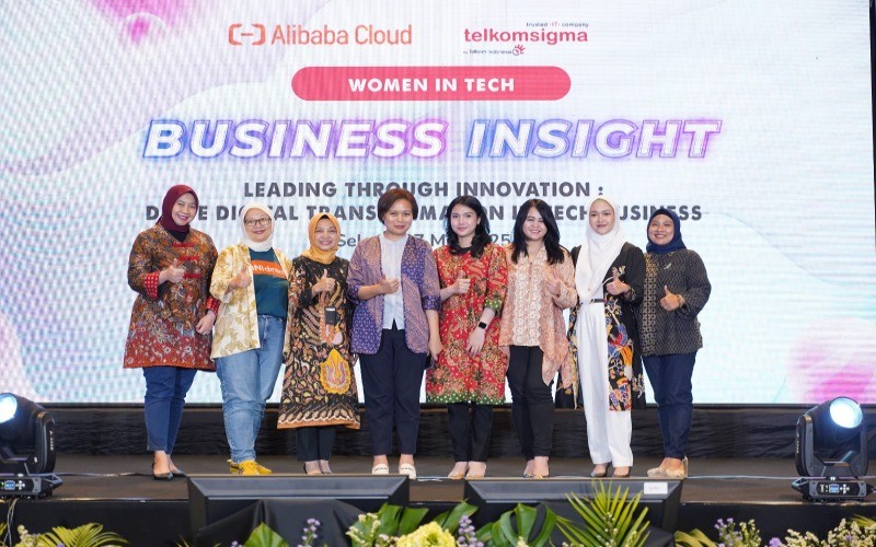 Telkomsigma Gandeng Alibaba Cloud Selenggarakan Event Women in Tech. (Foto: Inews Media Group)