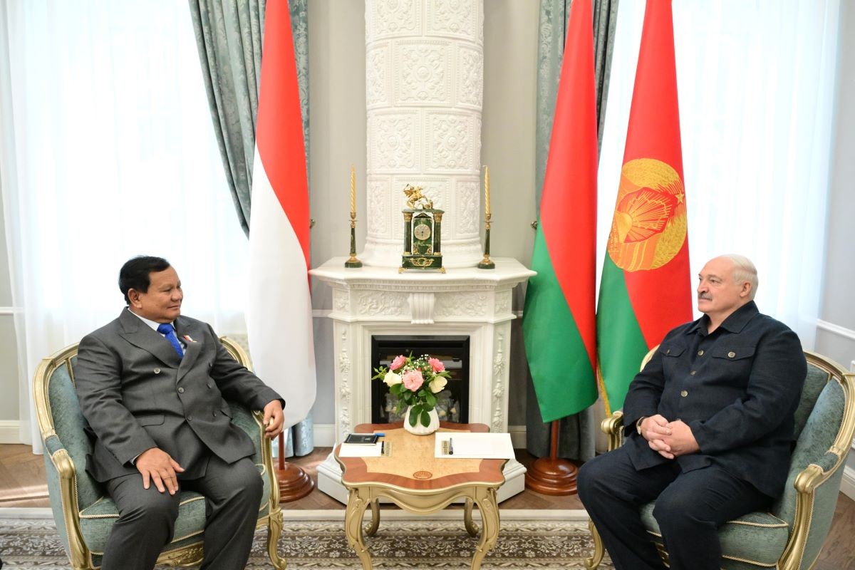 Bertemu Presiden Belarus, Prabowo Bahas Perdagangan Komoditas dan Pupuk. (Foto: Dok. Setpres)