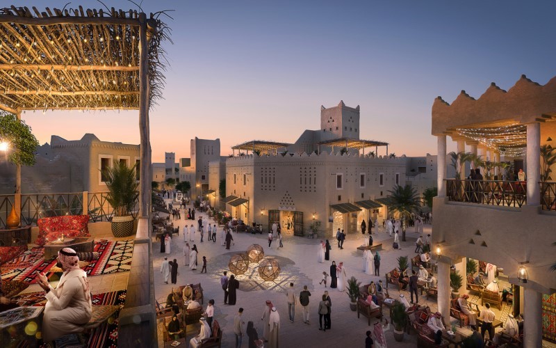 Arab Saudi bakal membangun kawasan hiburan yang disebut Proyek Diriyah dengan investasi mencapai Rp25 triliun. (Foto: Dok. Diriyah)