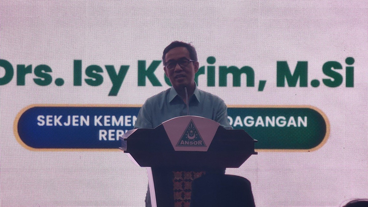 Kemendag Ajak Pedagang Pasar Tradisional Berjualan lewat Platform Online. (Foto Iqbal Dwi/IMG)