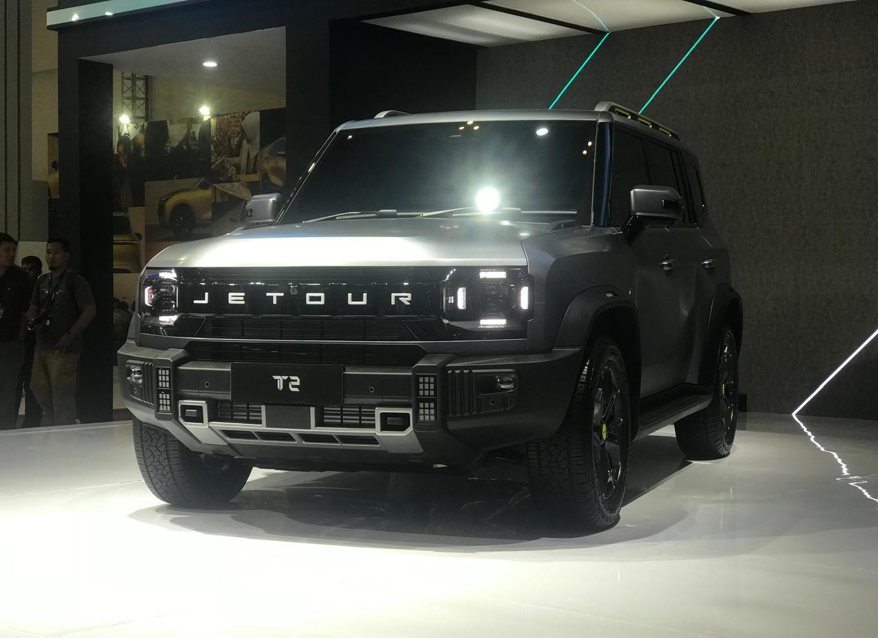 Perdana di Dunia, Jetour Hadirkan T2 Versi Setir Kanan di GIIAS 2025. (Foto: Inews Media Group)