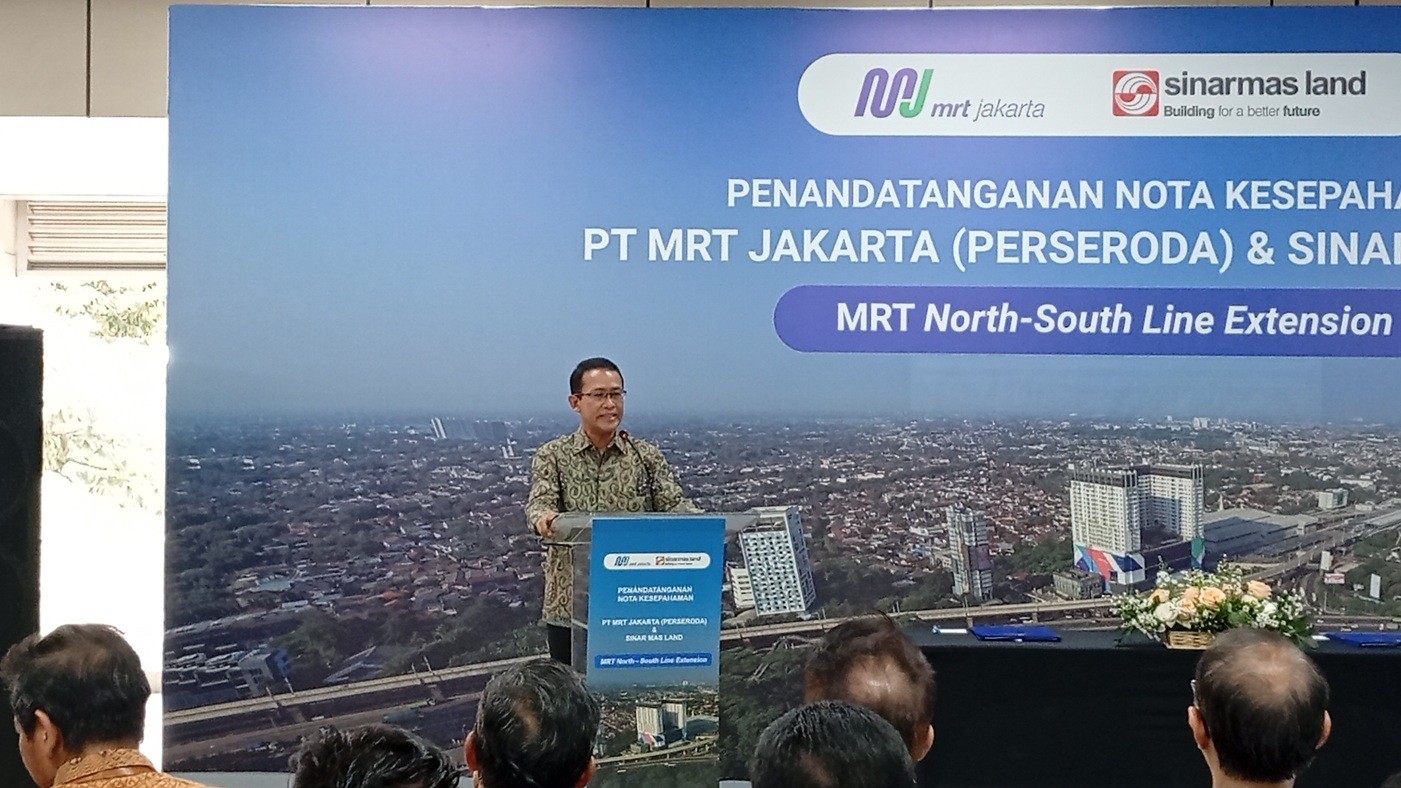 Jalur MRT Jakarta Medan Satria Bekasi-Tomang Mulai Dibangun 2026. (Foto Refi Sandi/IMG)