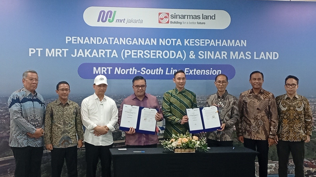 MRT Jakarta Gandeng Sinar Mas Land Kaji Perpanjangan Rute Lebak Bulus-Serpong. (Foto Refi Sandi/IMG)