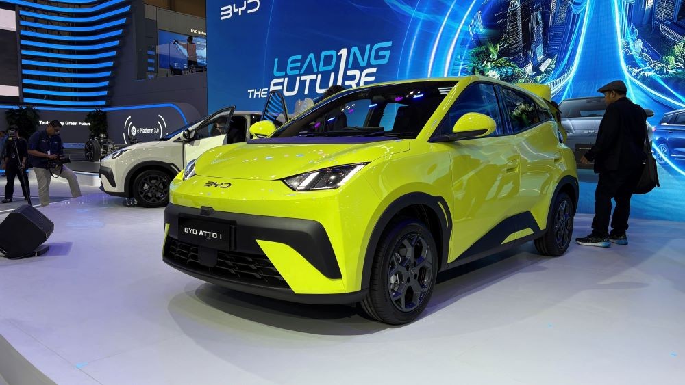 11 Hari Pameran GIIAS 2025, BYD Catat 4.000 Lebih Pemesanan. Foto: iNews Media Group.