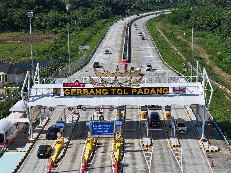 Tol Padang-Sicincin akan Dikenakan Tarif dalam Waktu Dekat, Segini Besarannya. Foto: Hutama Karya.