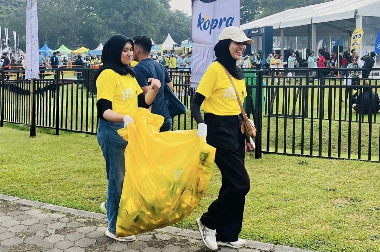 Bank Mandiri Perkuat Prinsip ESG lewat Aksi Nyata Penanganan Sampah Plastik. (Foto: Inews Media Group)