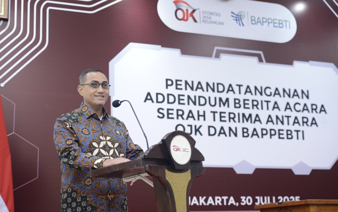 OJK dan Bappebti Tuntaskan Peralihan Pengawasan Aset Keuangan Digital (FOTO: Dok OJK)