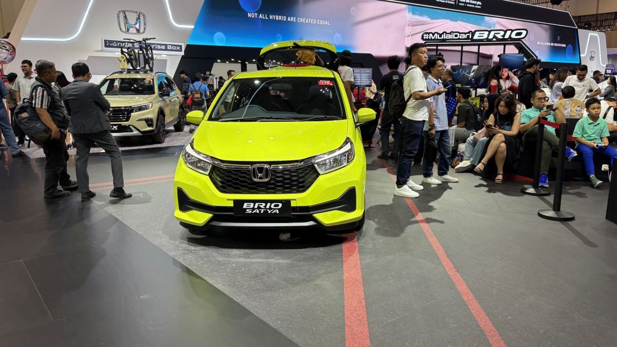 Bos Honda Sebut Pembeli Mobil Pertama Pilih LCGC Dibandingkan Kendaraan Listrik Murah. (Foto: Fadli/Inews Media Group)