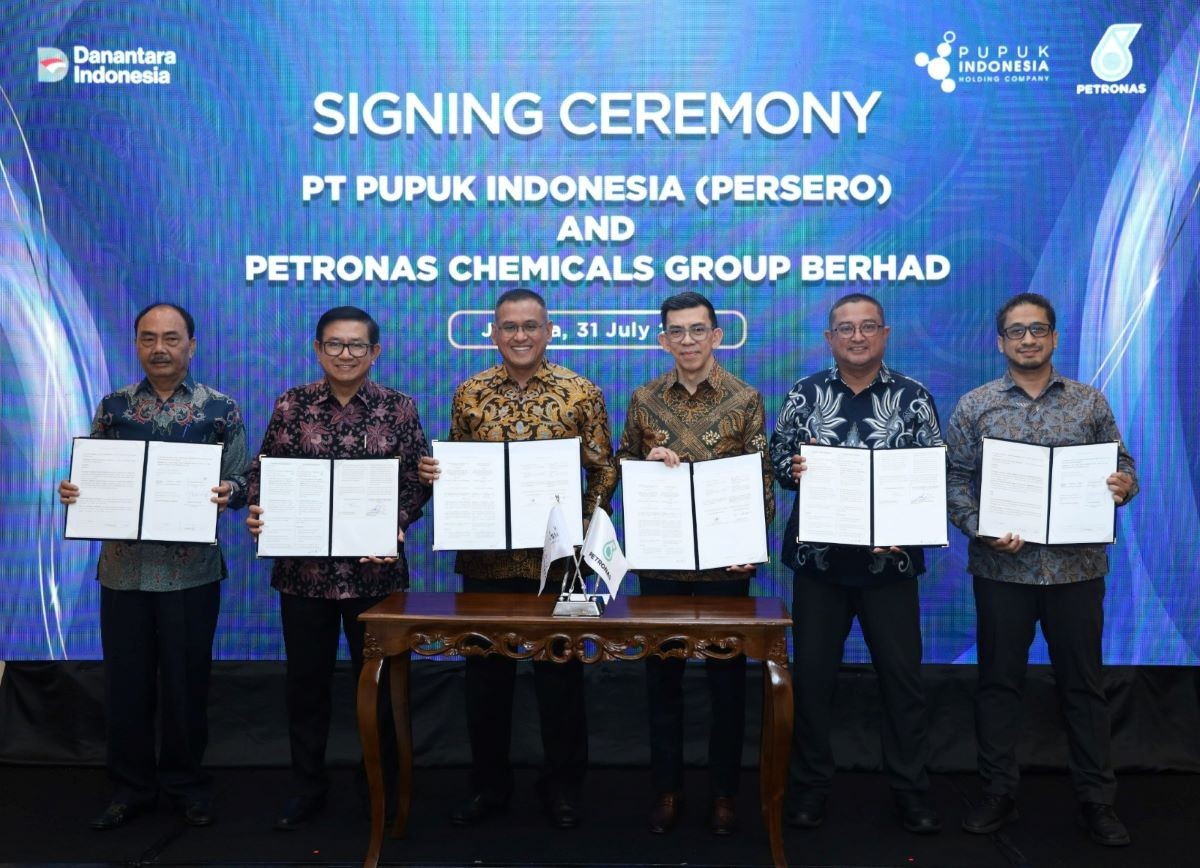 Pupuk Indonesia dan Petronas Garap Hilirisasi Industri, Bakal Bangun Pabrik Metanol. (Foto: Inews Media Group)