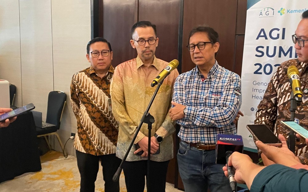 Menkes Budi Gunadi Sadikin mendukung pemanfaatan teknologi genomik dalam rangka mendorong ketahanan pangan nasional. (Tangguh Yudha/iNews Media Group)