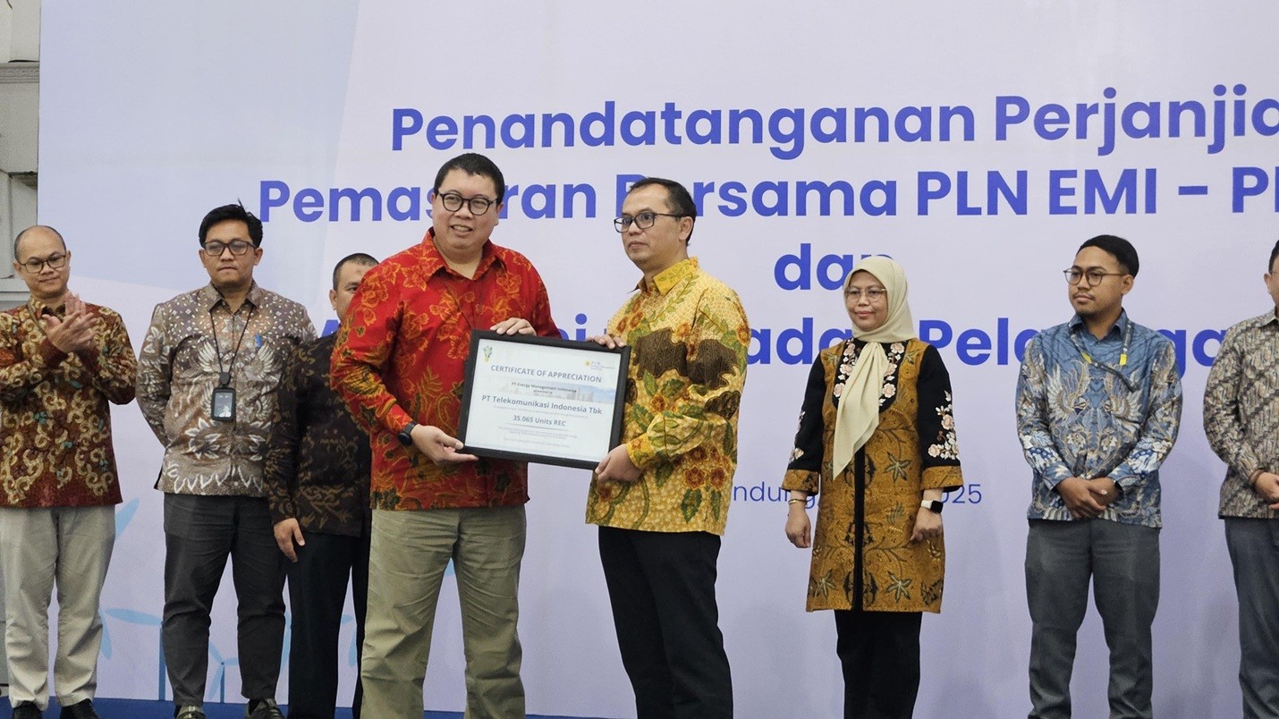 Telkom (TLKM) Tingkatkan Pemanfaatan Energi Terbarukan, Perkuat Langkah Menuju Net Zero Emissions. (Foto Istimewa)