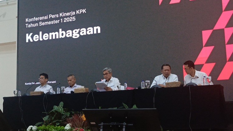 KPK Setor Hampir Rp500 Miliar ke Kas Negara Selama Januari-Juni 2025. (Foto Nur Khabibi/IMG)
