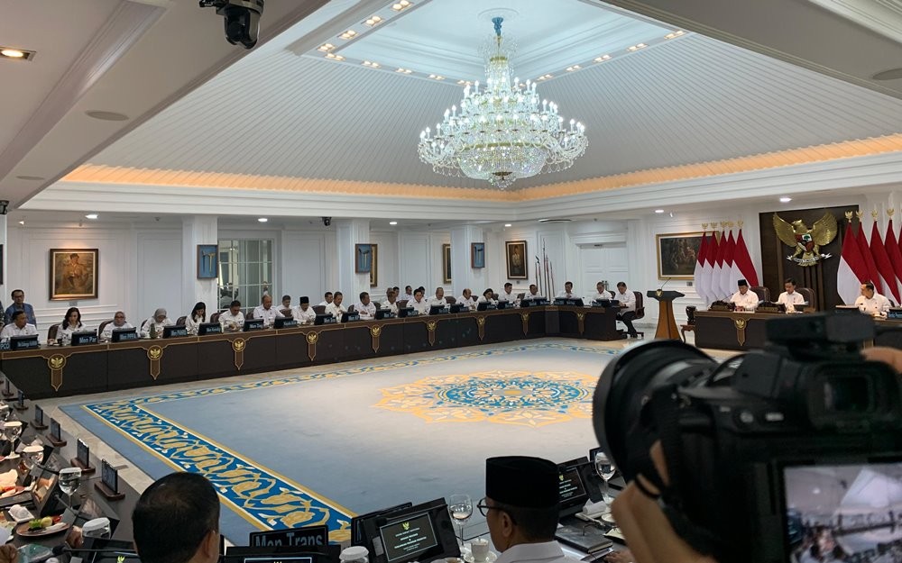 Rapat Paripurna 10 Bulan Pemerintahan, Prabowo: Kita Berada di Azimut Kompas yang Benar (Foto: Binti Mufarida/iNews Media Group)