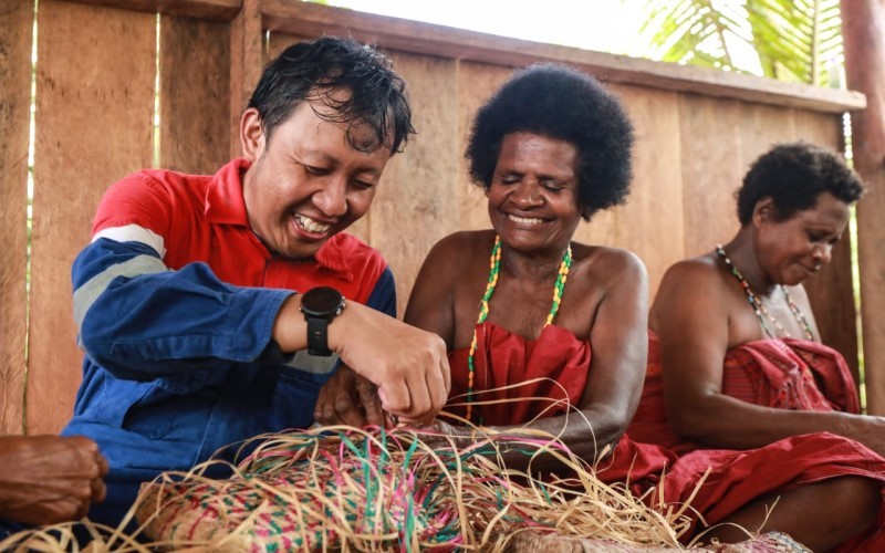 Pertamina EP Papua Field bermitra dengan warga Malasigi menghadirkan Desa Energi Berdikari (DEB). (Foto: Dok. Pertamina)