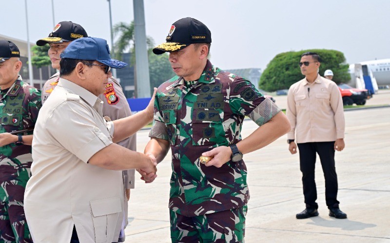 Sambangi Singapura, Prabowo Bakal Hadiri Parade Hari Nasional. (Foto: BPMI Setpres)