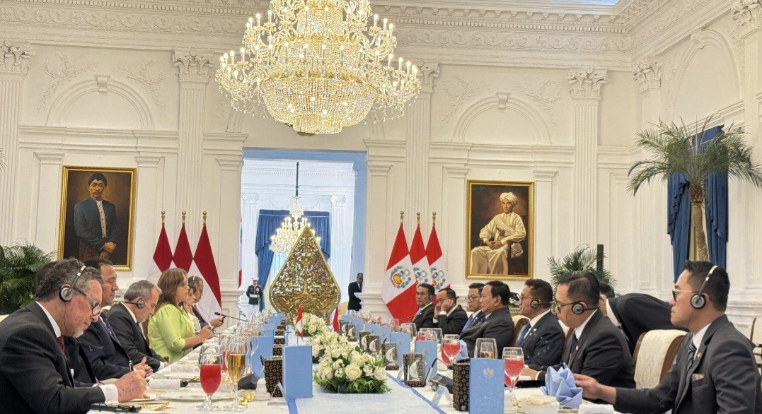Bertemu Prabowo, Presiden Peru Ingin Blueberry dan Delima Masuk Pasar Indonesia (FOTO:Dok Biro Pers Sekretariat Presiden)