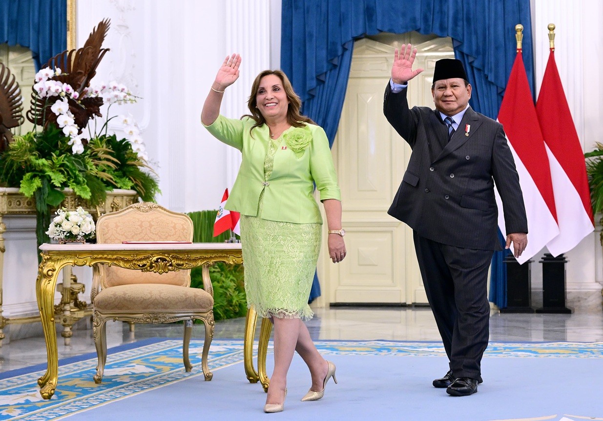 Prabowo Minta Dukungan Peru untuk Keanggotaan Indonesia di OECD. (Foto Istimewa/Setpres)