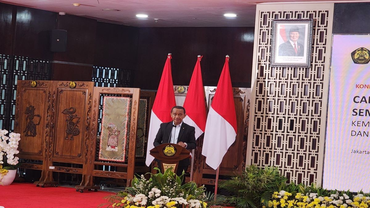 Lifting Minyak Capai 608 Ribu Barel per Hari di Juni 2025, Bahlil: Lampaui Target APBN. (Foto: Iqbal Dwi Purnama/Inews Media Group)