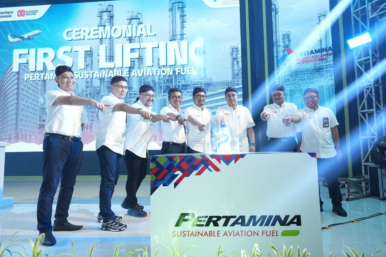 Perdana, Kilang Pertamina Internasional Kirim Bioavtur Minyak Jelantah. (Foto Istimewa)