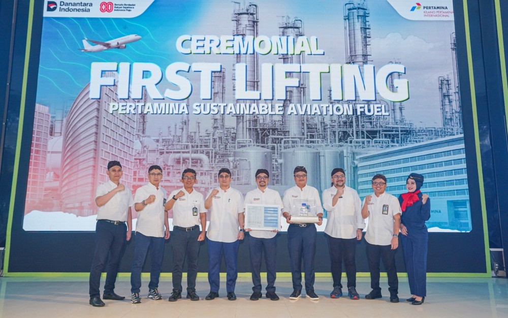 Sinergi Pertamina Group Hasilkan Sustainable Aviation Fuel dari Minyak Jelantah (Pertamina)