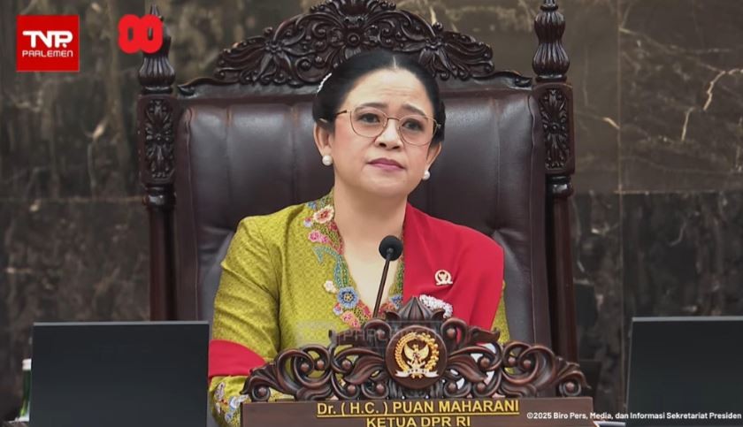 Puan Nyanyikan Lagu John Lennon di Sidang Bersama DPR-DPD, Ini Pesannya (Foto: iNews Media Group)