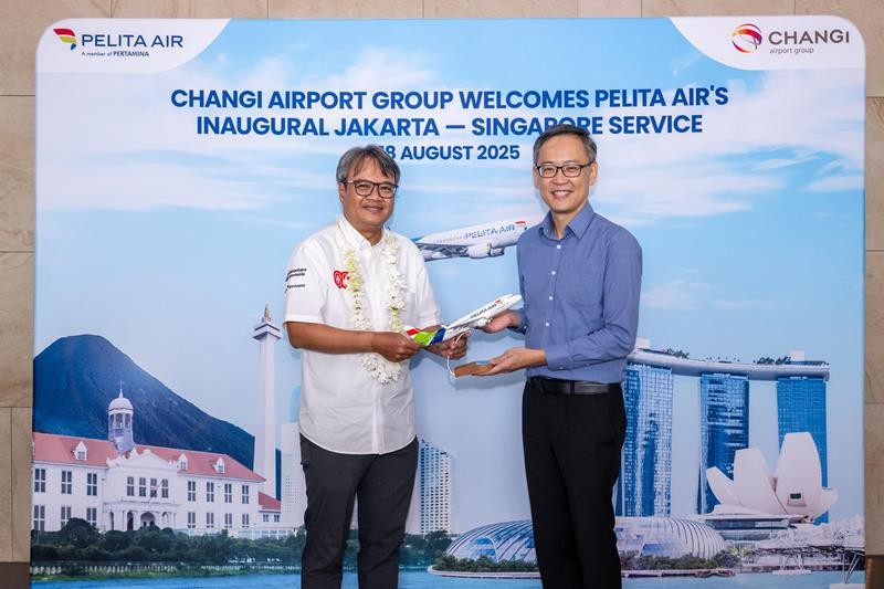 Pelita Air Buka Penerbangan Internasional Perdana ke Singapura (Foto: dok Pelita Air)