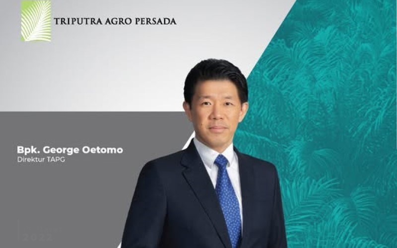 PT Triputra Agro Persada Tbk (TAPG) resmi mengangkat George Oetomo sebagai Presiden Direktur (Presdir). (Foto: Dok. TAPG)