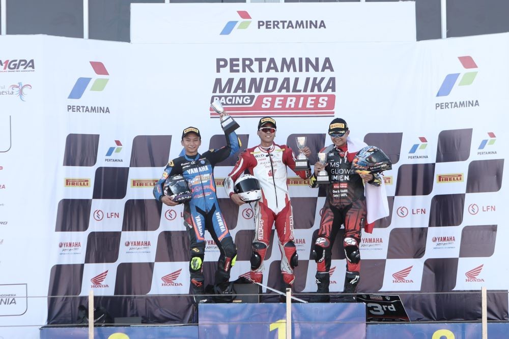 Gaspol di Pertamina Mandalika Circuit, Spirit Kemerdekaan Warnai Putaran Ketiga Kejurnas Sportbike. Foto: Pertamina.