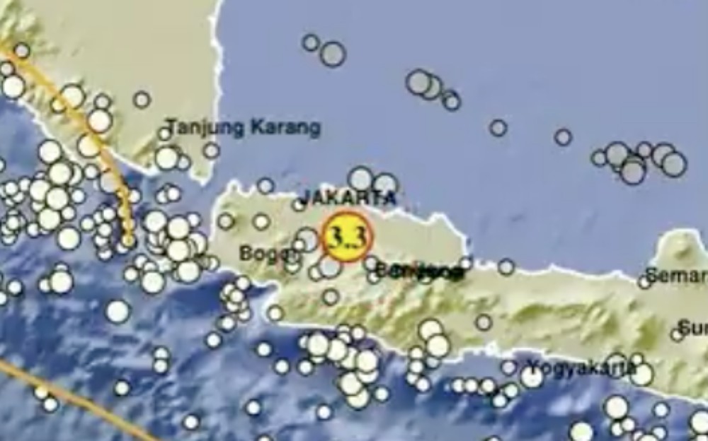 Bekasi Diguncang Gempa Susulan 13 Kali, Terbesar M3,9  (FOTO:iNews Media Group)