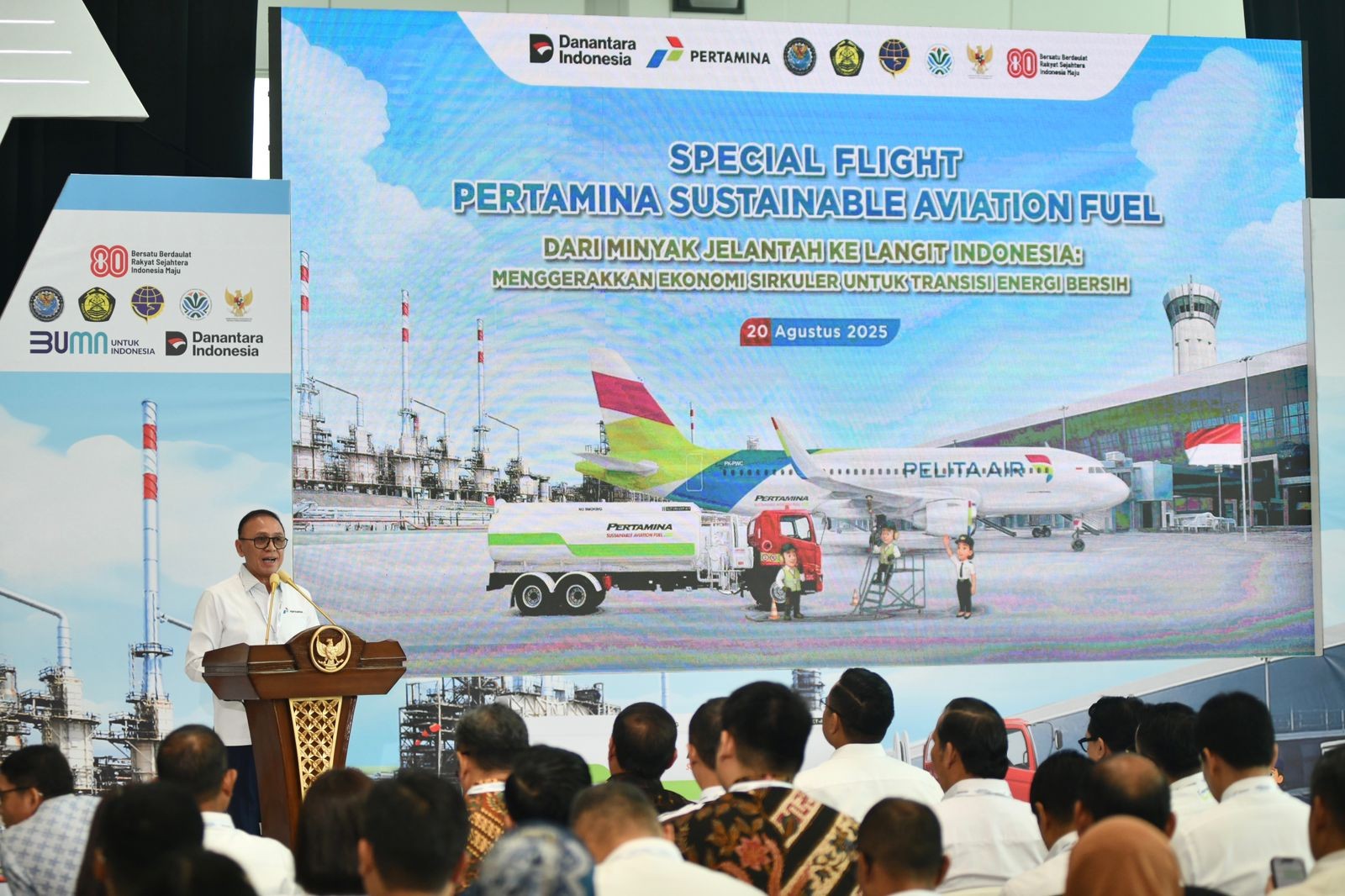 Inovasi Pertamina SAF dari Minyak Jelantah Jadi yang Pertama di Asia Tenggara. (Foto Istimewa)