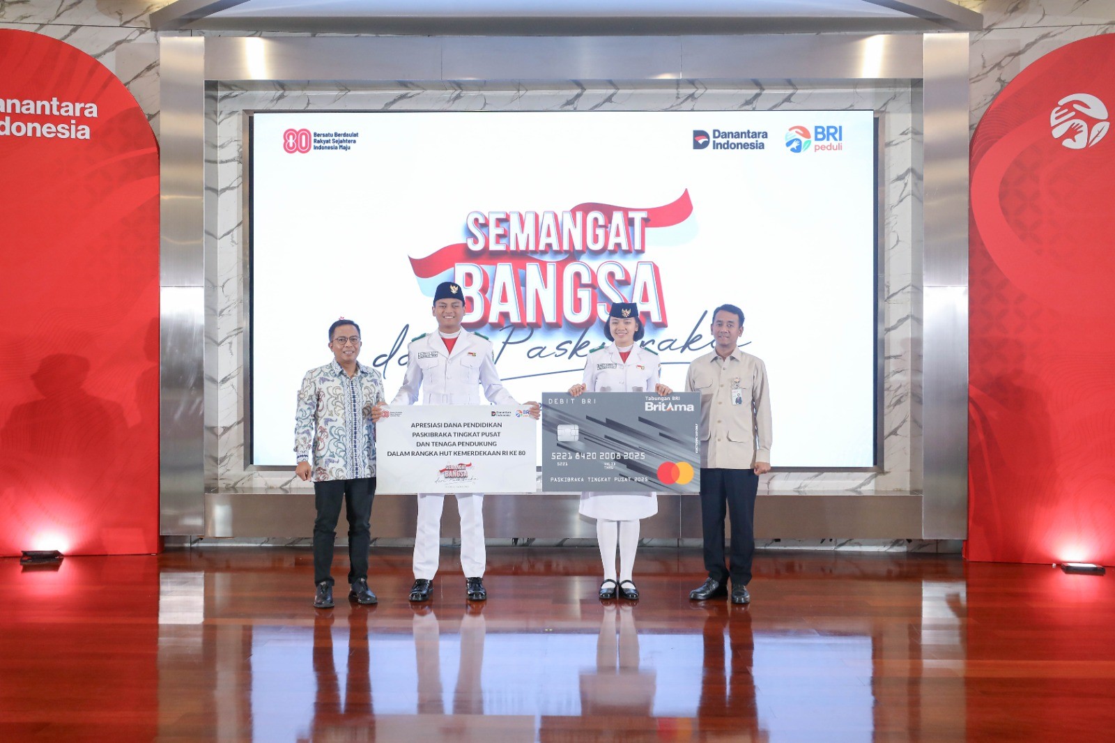 Selama 15 Tahun BRI (BBRI) Apresiasi Anggota Paskibraka dan Tenaga Pendukung Paskibraka Nasional (FOTO:Dok BBRI)