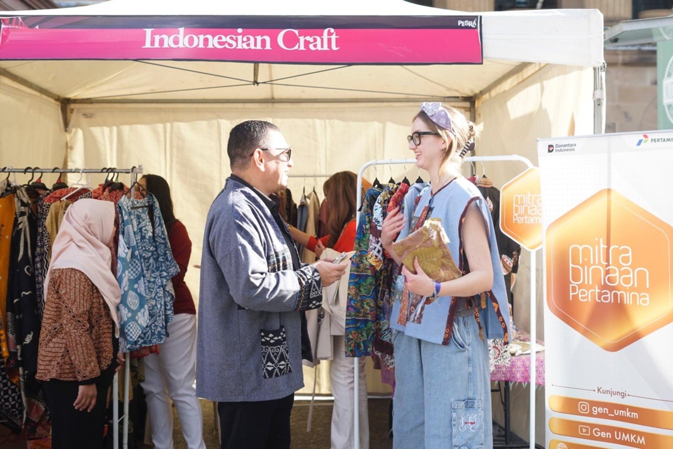 Pertamina Boyong UMKM Tembus Pasar Global di Pesta Rakyat Brisbane 2025. (Foto Pertamina)