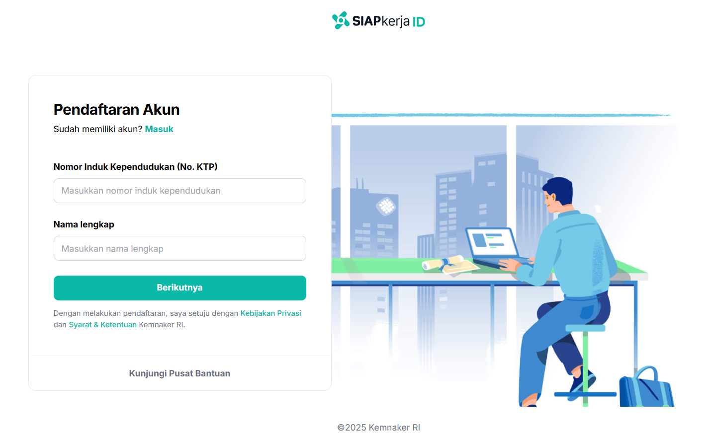 Cara Daftar SIAPKerja Kemnaker untuk Ikut Jobfair, Begini Langkah Buat Akunnya. (Foto: Kemnaker)