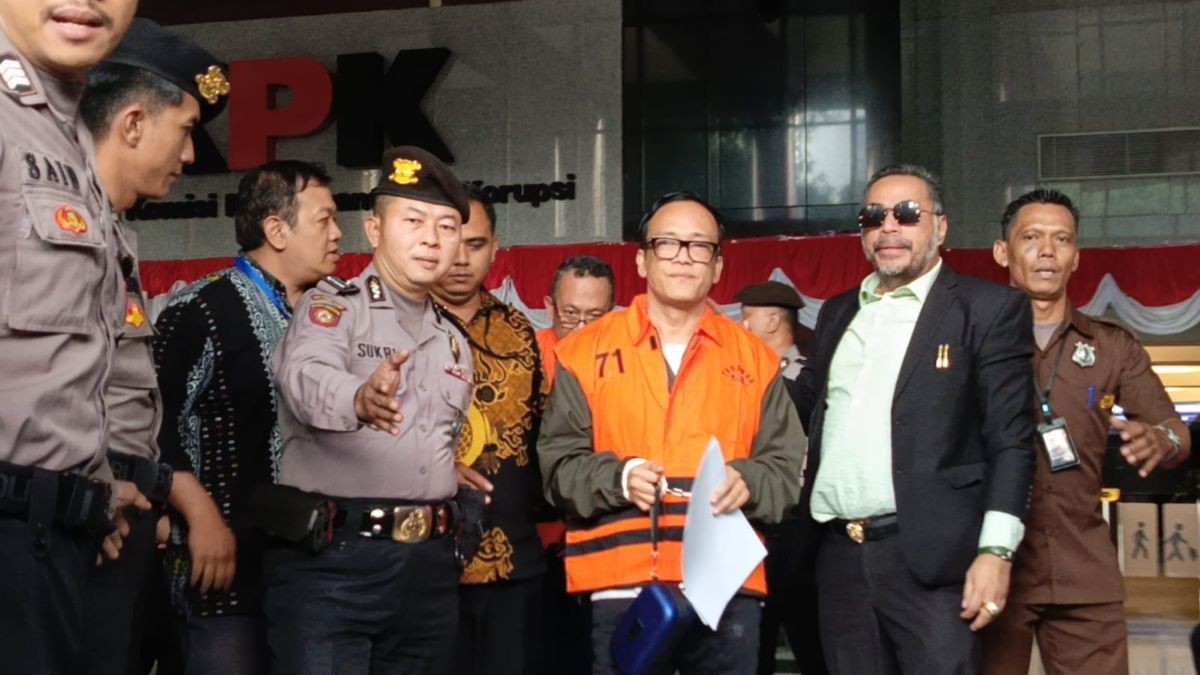 Jadi Tersangka KPK, Noel Ebenezer Tegaskan Tidak Kena OTT dan Tak Terlibat Pemerasan. (Foto: Nur Khabibi/Inews Media Group)