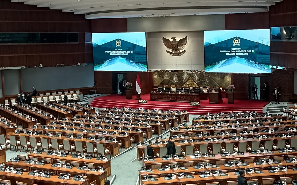 DPR Akan Sahkan RUU Haji Jadi Undang-Undang di Rapat Paripurna Hari Ini (Felldy Utama/iNews Media Group)