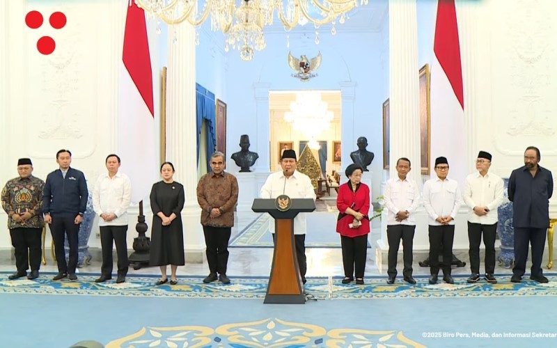 Presiden Prabowo Subianto meminta Anggota Dewan Perwakilan Rakyat (DPR) untuk peka dan berpihak kepada kepentingan rakyat. (Foto: Dok. Sekretariat Presiden)