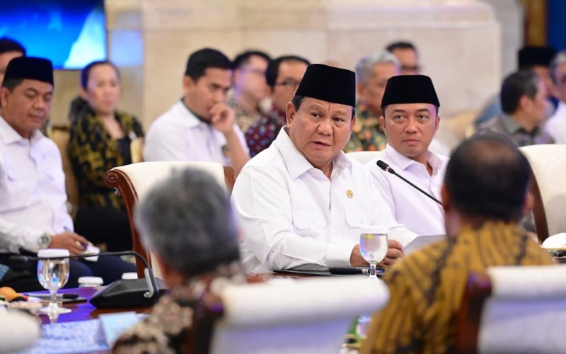 Presiden Prabowo Subianto dilaporkan sepakat untuk segera membahas RUU Perampasan Aset yang menjadi aspirasi masyarakat. (Foto: Dok. Setkab)