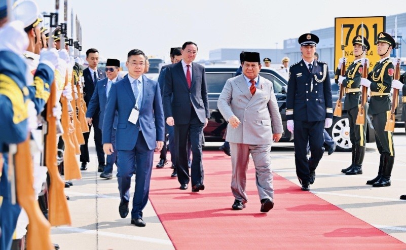 Hanya 8 Jam di China Hadiri Undangan Xi Jinping, Prabowo Kembali ke Indonesia (FOTO:Biro Pers Sekretariat Presiden)