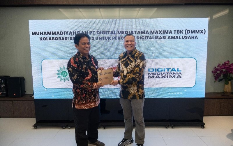 PT Digital Mediatama Maxima Tbk (DMMX) menjalin kemitraan strategis dengan salah satu ormas terbesar di Indonesia, Muhammadiyah. (Foto: Dok. DMMX)
