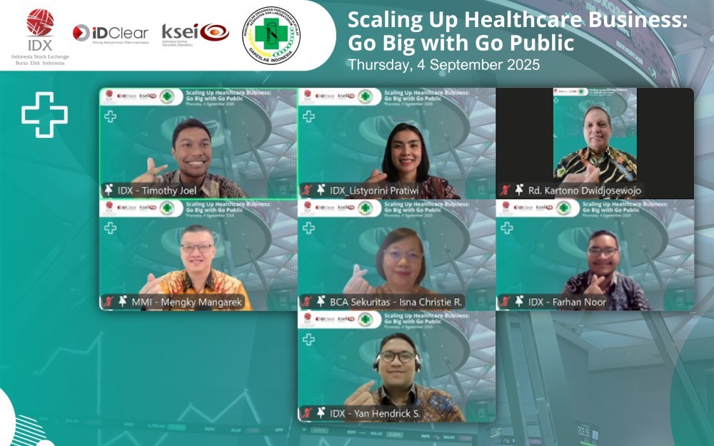 Multi Medika Internasional Berbagi Strategi IPO di Webinar Gakeslab Indonesia x Bursa Efek Indonesia (Bursa Efek Indonesia)